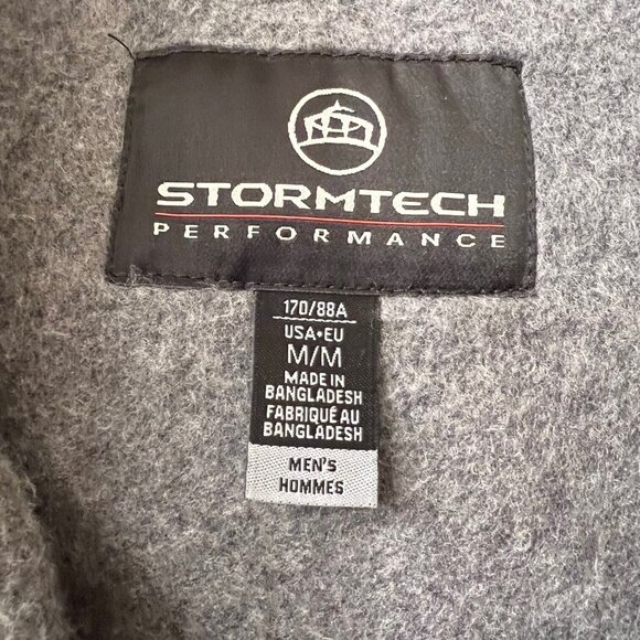 Stormtech CFZ-3 Men s Metro Full Zip Hoody Carbon Heather/Black Medium - Picture 4 of 7